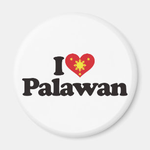 I Love Palawan Magnet