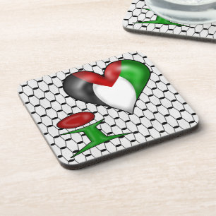 I love Palestine Coaster