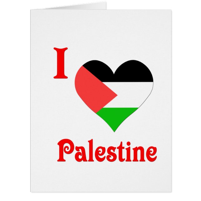 I Love Palestine Flag (Front)