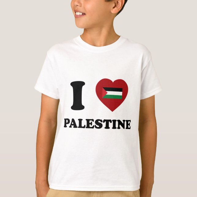 I Love Palestine T-Shirt (Front)
