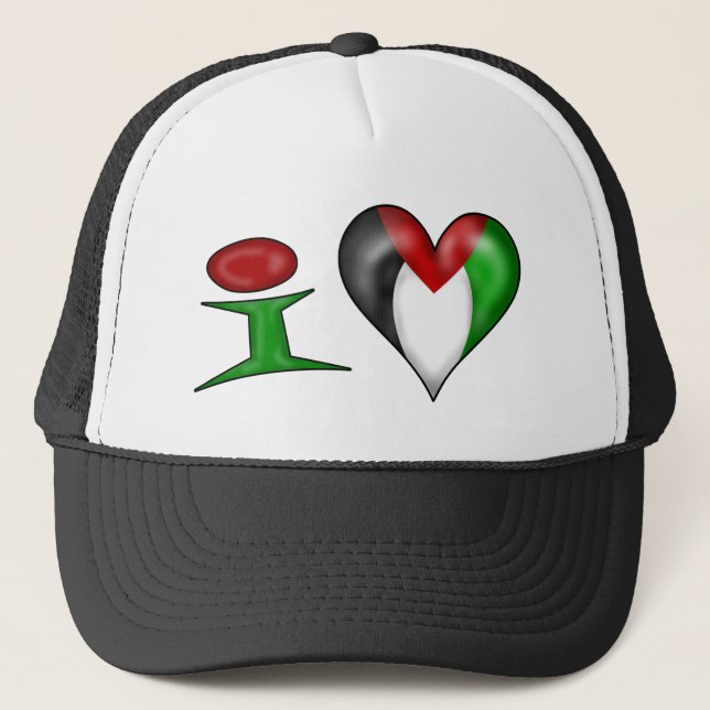 I love Palestine Trucker Hat (Front)