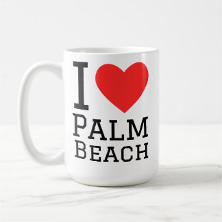 I love palm beach  coffee mug