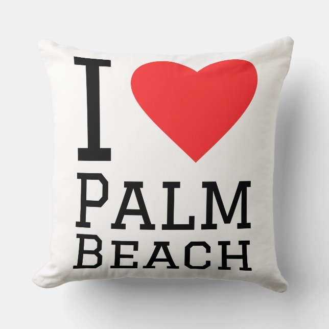 I love palm beach  cushion (Front)