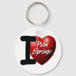 I Love Palm Springs Key Ring