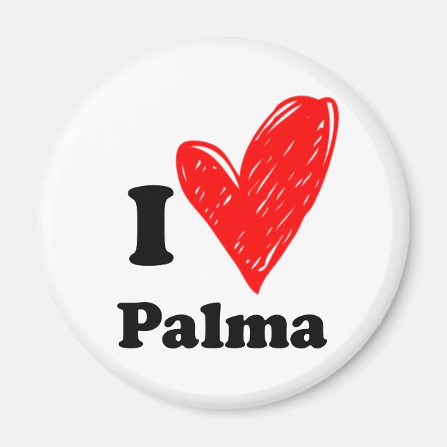 I Love Palma Magnet (Front)
