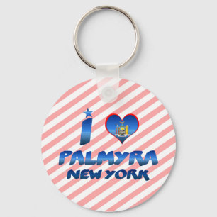 I love Palmyra, New York Key Ring