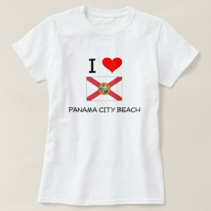 I Love PANAMA CITY BEACH Florida T-Shirt