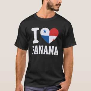 I Love Panama Heart Souvenir Lovers Pride Travel T-Shirt