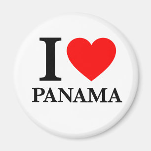 I Love Panama Magnet