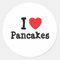 I love Pancakes heart T-Shirt