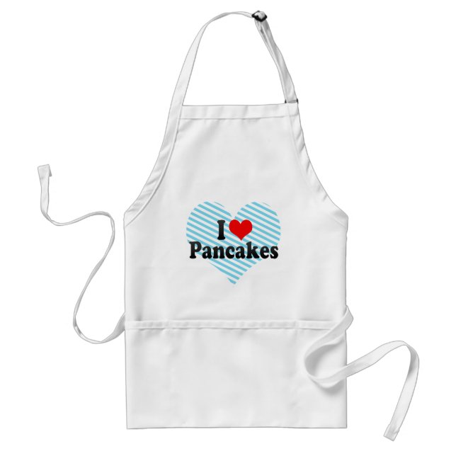 I Love Pancakes Standard Apron (Front)
