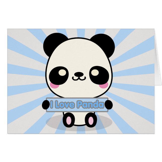 I Love Panda (Front Horizontal)