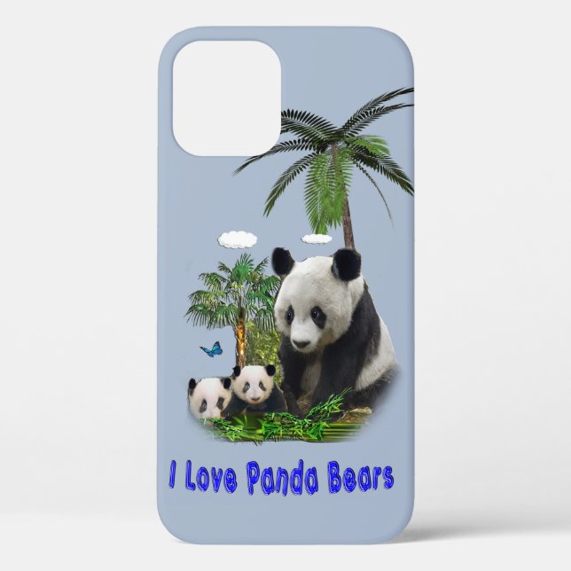 I love panda Bears Case-Mate iPhone Case (Back)