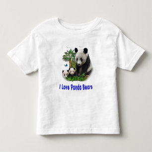 I love panda Bears Toddler T-Shirt