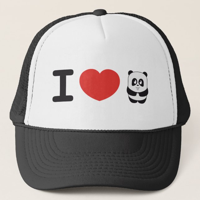 I love panda hat (Front)