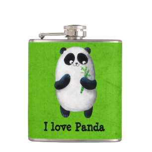 I love Panda Hip Flask