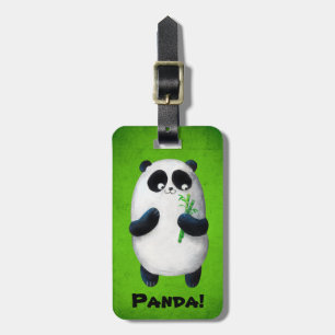 I love Panda Luggage Tag