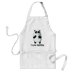 I love Panda Standard Apron