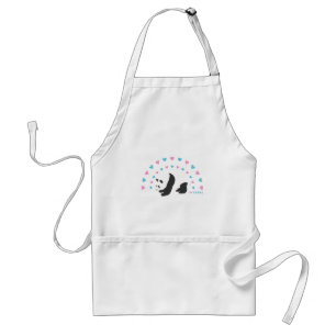 I Love Panda Standard Apron