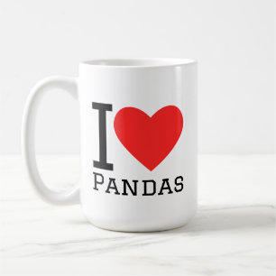 I love pandas coffee mug