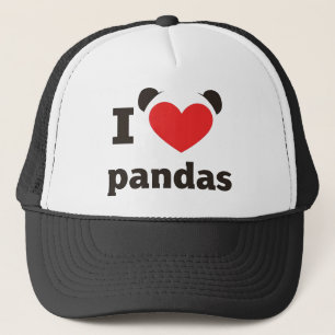 I Love Pandas Trucker Hat