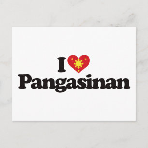 I Love Pangasinan Postcard