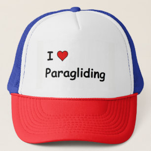 I Love Paragliding Trucker Hat