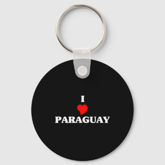 I Love Paraguay Key Ring