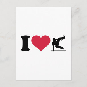 I love Parcouring Postcard