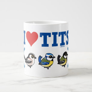 I Love Paridae EU Large Coffee Mug
