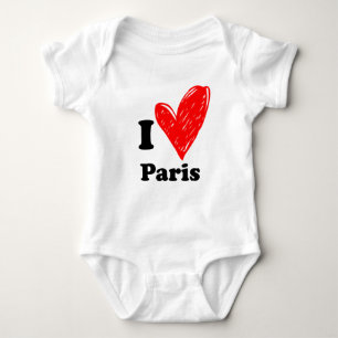 I love Paris Baby Bodysuit