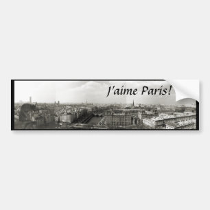 "I love Paris!" Bumper Sticker