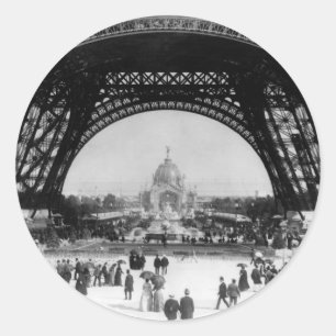 I Love Paris Classic Round Sticker