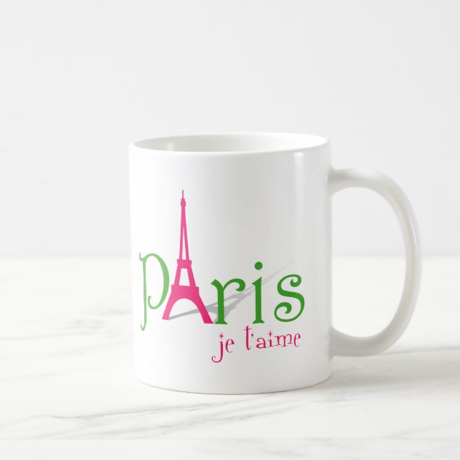 I love Paris Coffee Mug (Right)