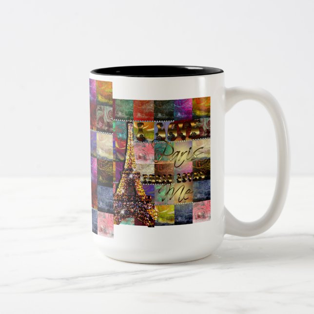 I Love Paris - Coffee-, Tea Mug, Cup (Right)