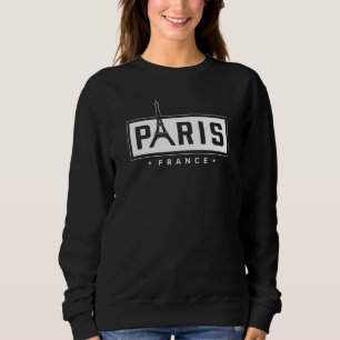 I Love Paris Eiffel Tower France French vacation S Sweatshirt