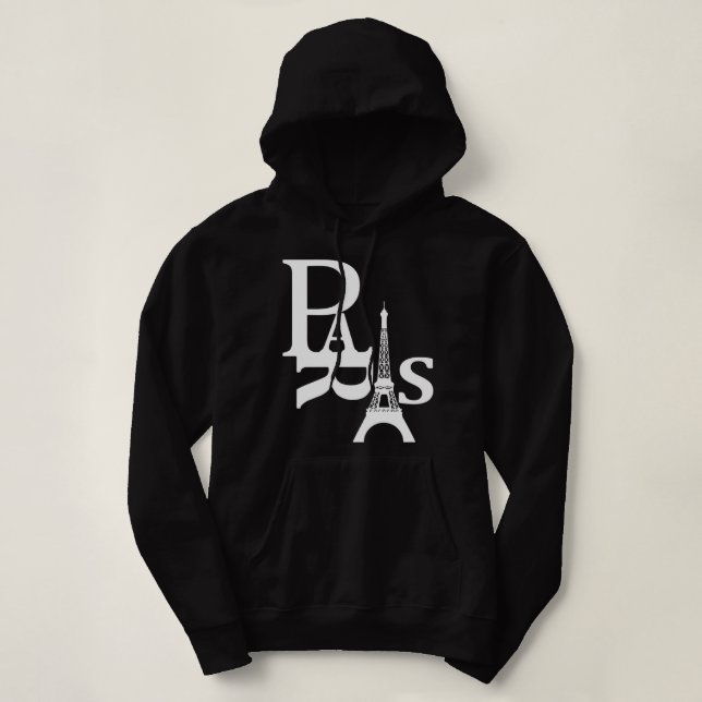 I Love Paris - Eiffel Tower - France Hoodie  Pullo (Design Front)