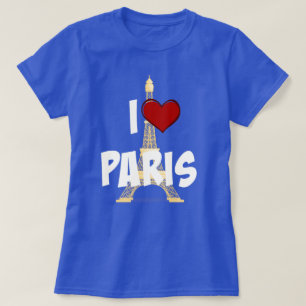 I Love Paris, Eiffel Tower T-Shirt