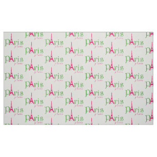 I love Paris Fabric