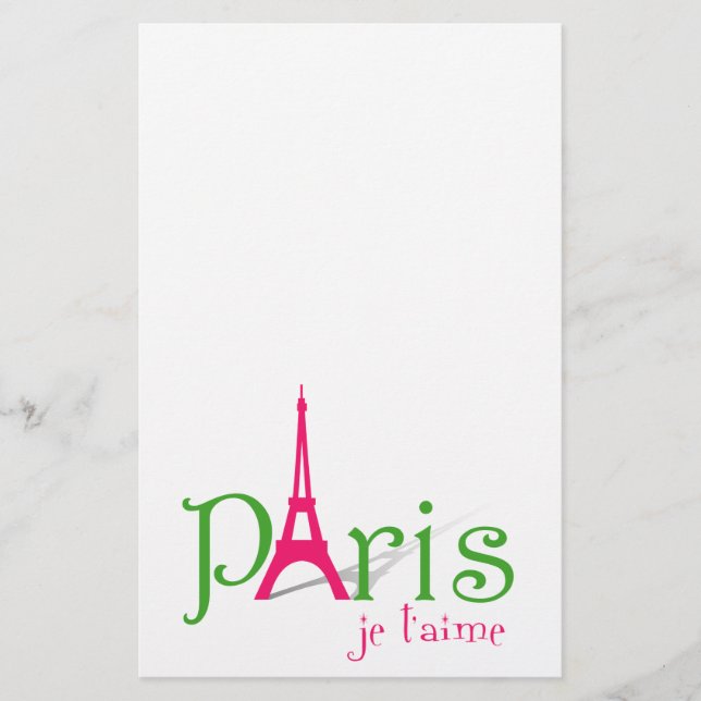 I love Paris Flyer (Front)