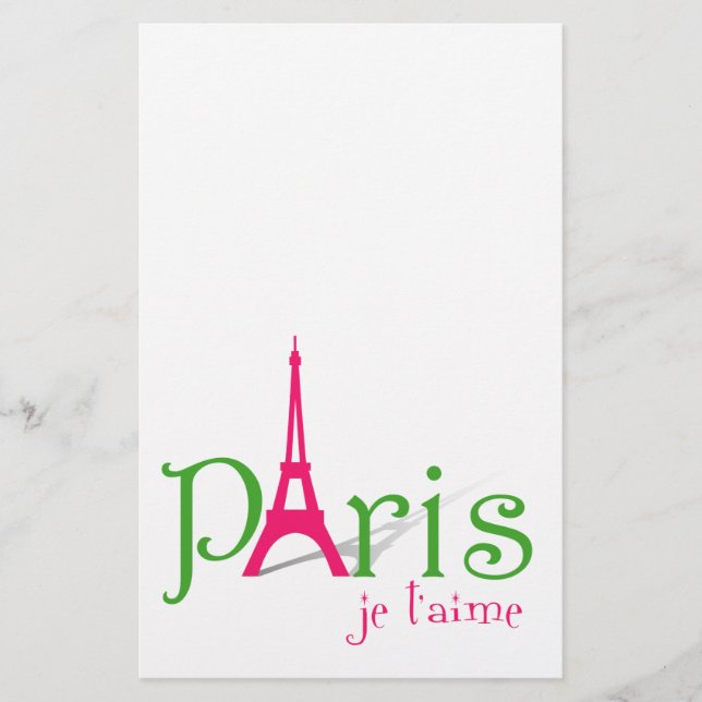 I love Paris Flyer (Front)