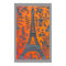 I Love Paris Grey Border Poster small