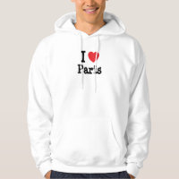 I love Paris heart custom personalised