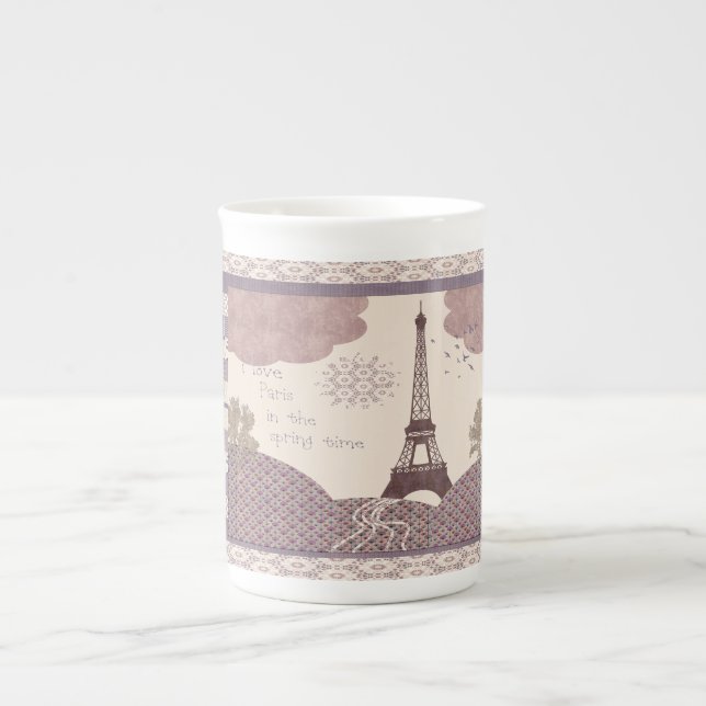 I Love Paris In The Spring Time Jumbo Mug (Front)