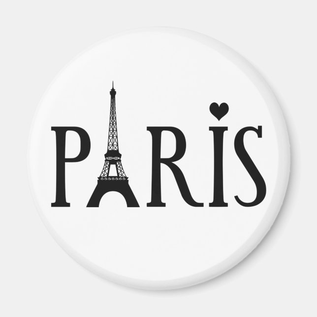 I Love Paris Magnet (Front)