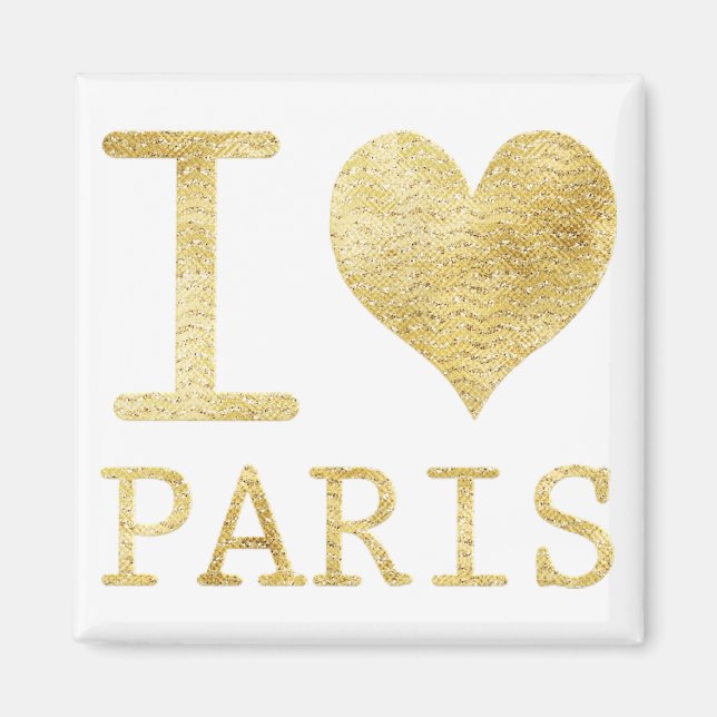 I Love Paris Magnet (Front)