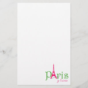 I love Paris Stationery