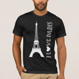 I Love Paris   The Eiffel Tower T-Shirt