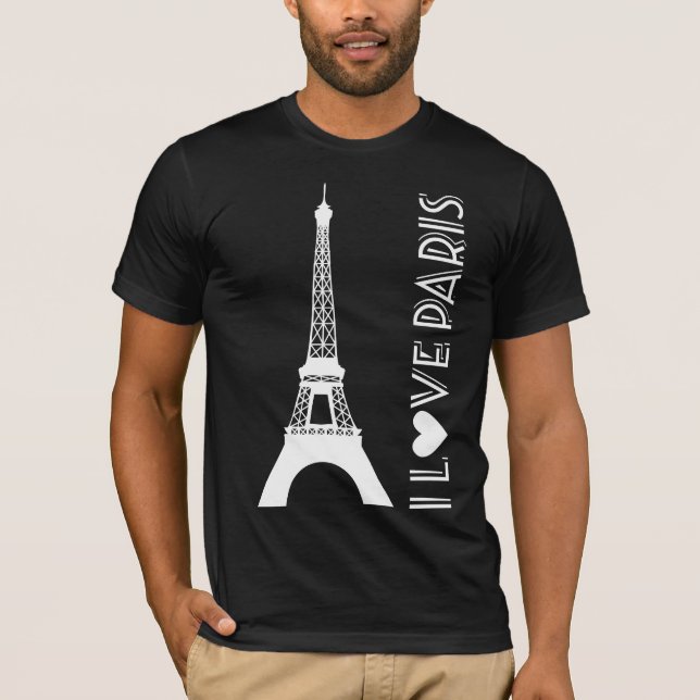 I Love Paris | The Eiffel Tower T-Shirt (Front)