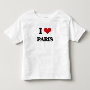 I Love Paris Toddler T-Shirt